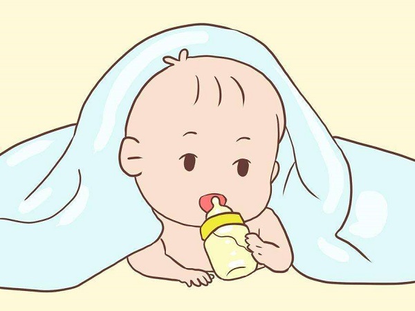 宝宝喝奶粉高清照片图片
